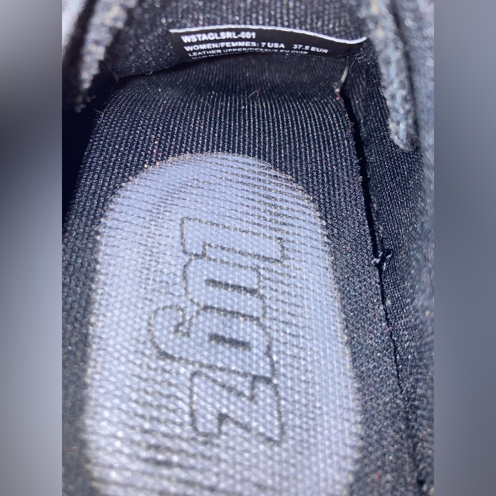 Lugz Women's Stagger Lo Slip-Resistant Black Workwear Leather Work Shoes No-Slip - Picture 8 of 11